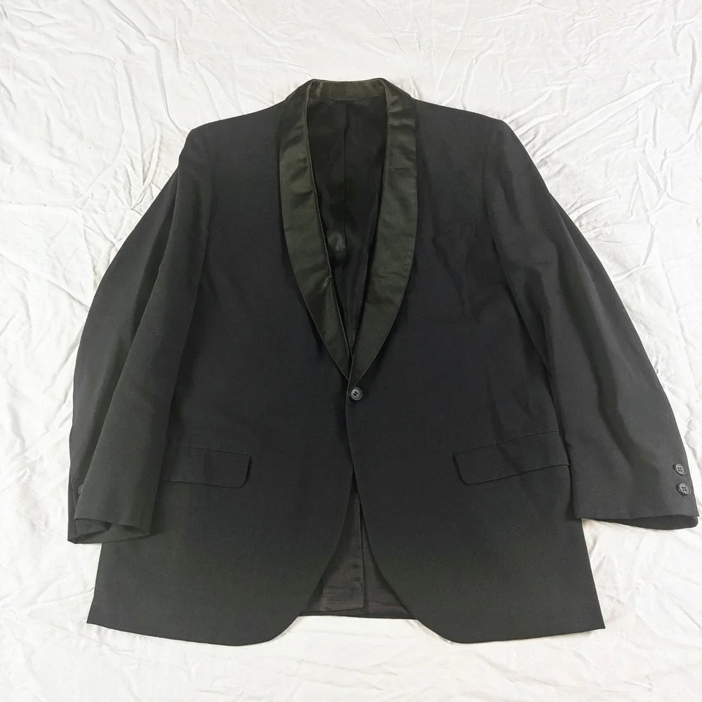 Shawl Collar VTG Tuxedo Palm Beach 60s 42S 37x30